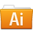 Adobe Illustrator Folder Icon 48x48 png